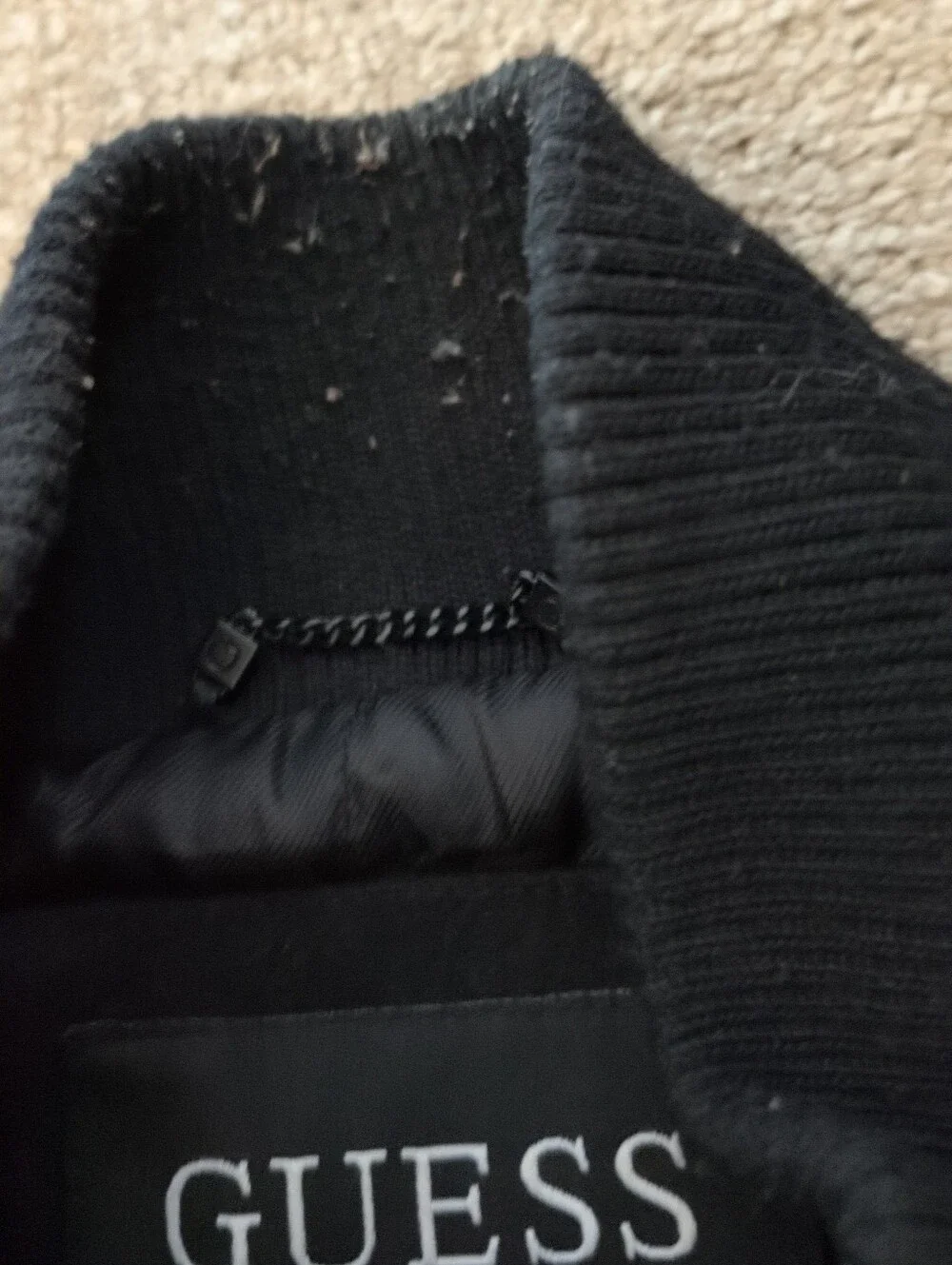 Guess Men's Wool Blend Military Style Coat/ Jacket